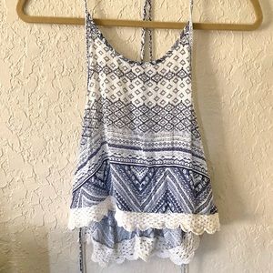 Flowey rip curl tank top